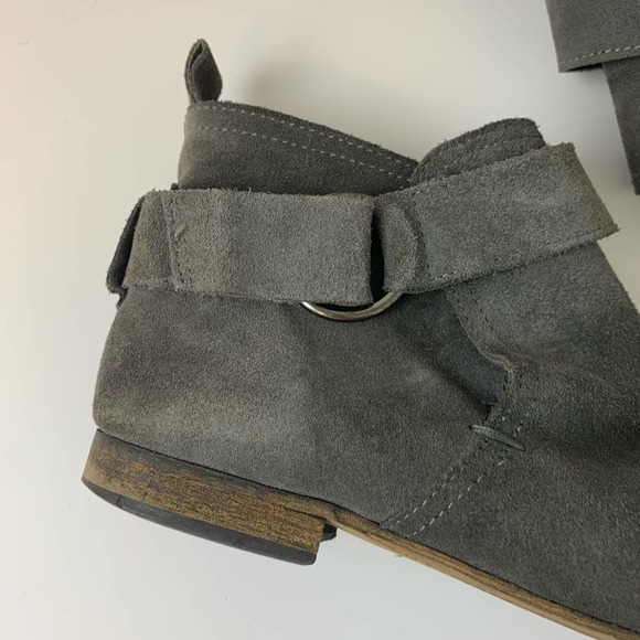 Steven By Steve Madden Robbyn Ankle Bootie Size 9 Leather Gray - Picture 2 of 15